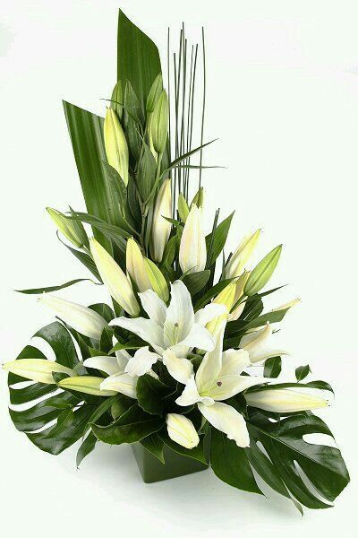 Arreglo floral para sala de espera