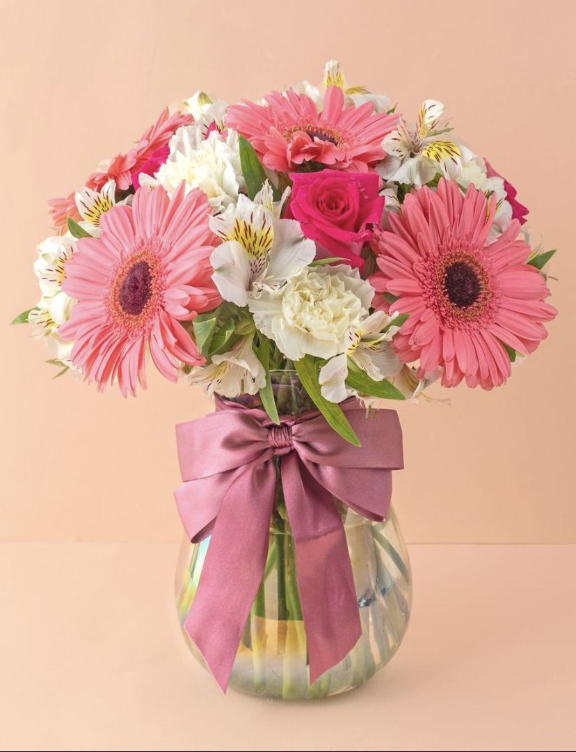 Bouquet de gerberas de cumpleaños