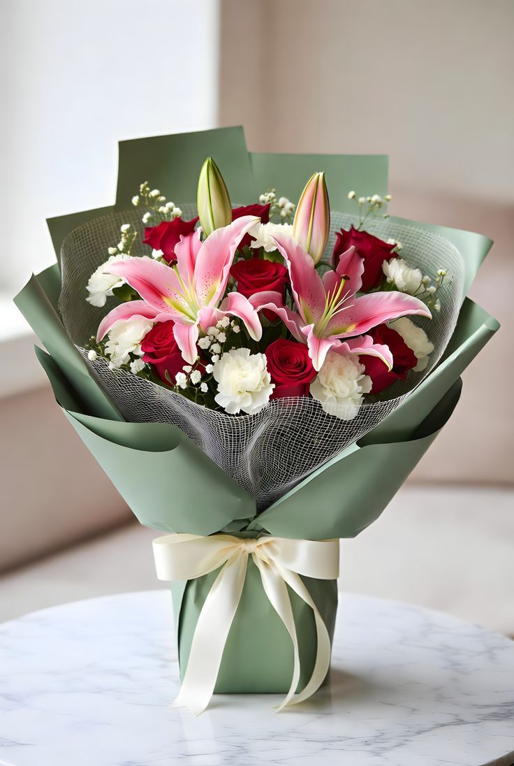 Ramo de rosas para cumpleaños