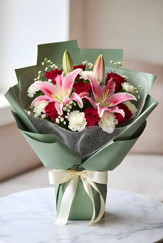 Ramo de rosas para cumpleaños