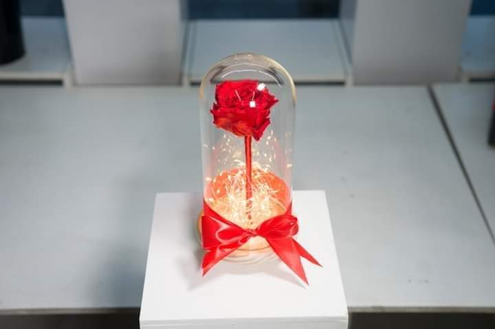 Caja de rosas eternas